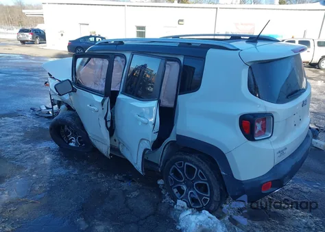 2017 Jeep Renegade Limited 4X4 z USA, uszkodzony, nr VIN ZACCJBDB1HPF12812